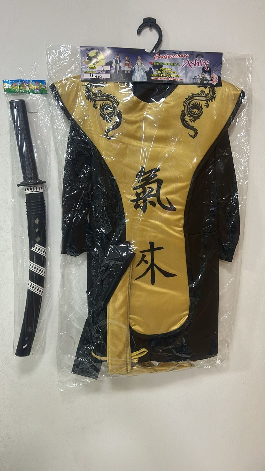 DISFRAZ NINJA NIÑO COSPLAY
