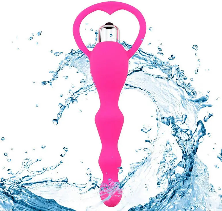 Plug Anal Vibrador Silicona Juguete Sexual 26495-16