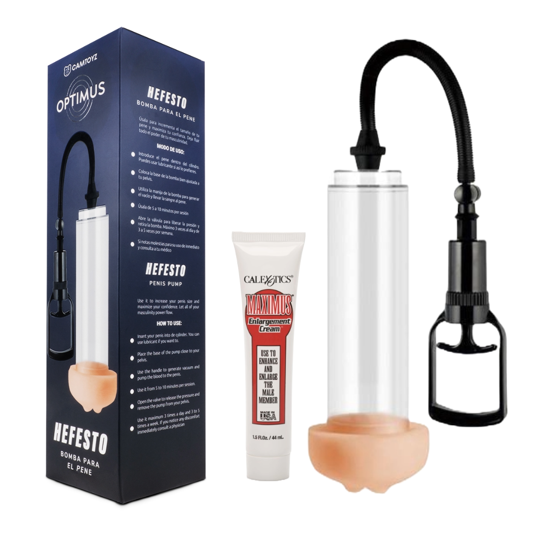 Promo Bomba Hefesto + Maximus Jelq CamToyz & Calexotics 44 mL